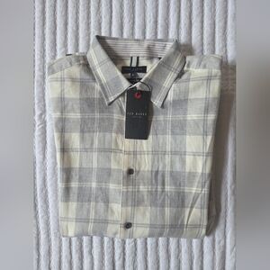 Ted Baker Check Flannel Shirt 3 NWT